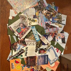 Colorful Travel and Paper Ephemera